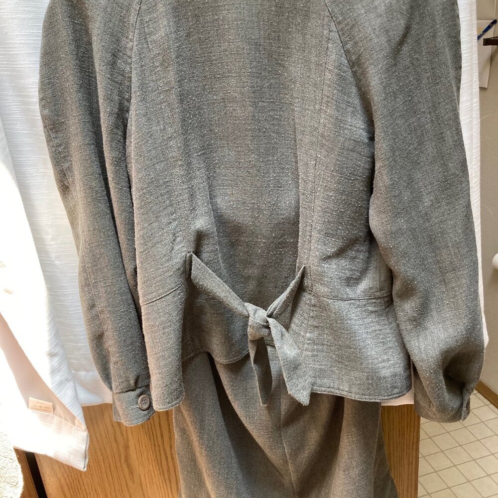Womens Suit Grey Green